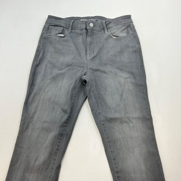 Old Navy Womens Rockstar Skinny Jeans Five Pocket Gray Size 8 - Picture 2 of 9